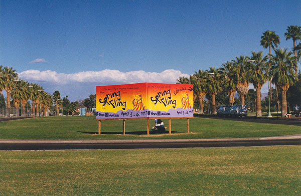 Billboard design for Spring Fling carnival