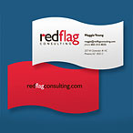 Red Flag Business Card Design