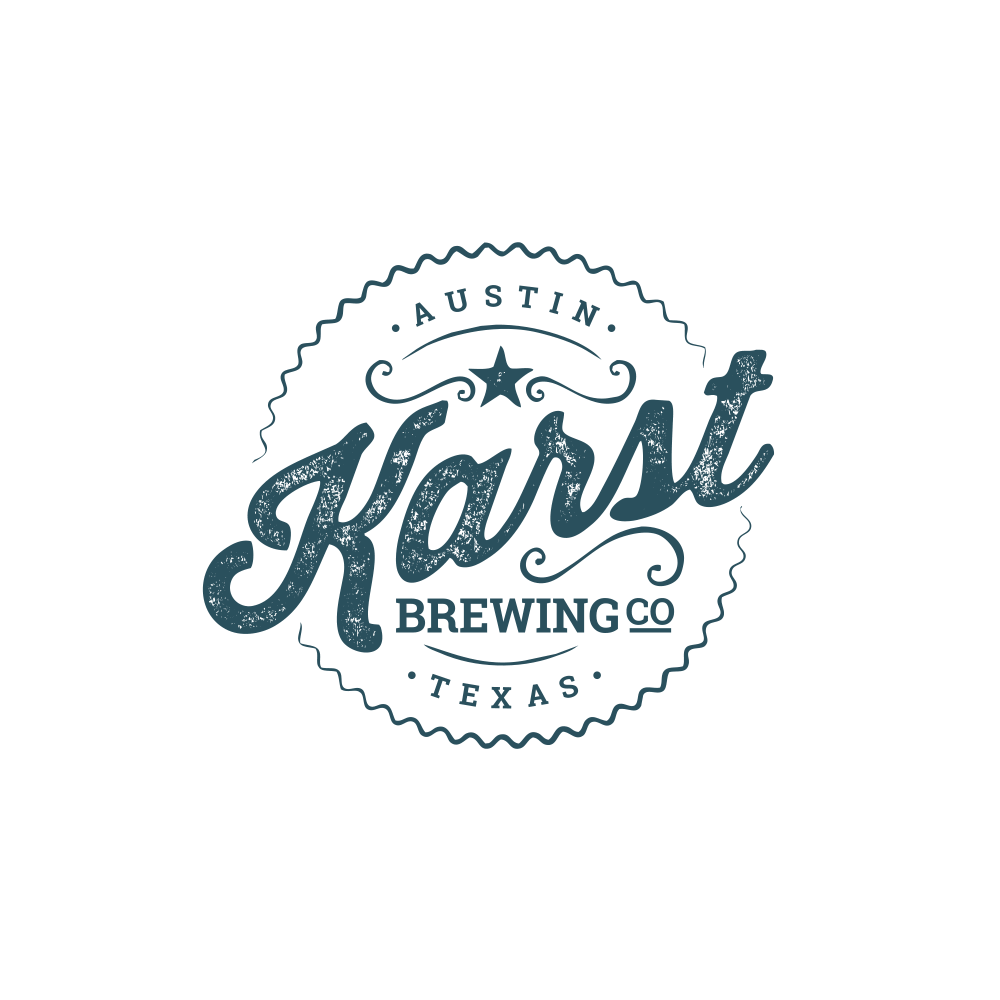 Karst Brewing Company logo design, Austin, Texas